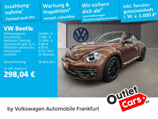 Volkswagen Beetle Cabriolet 1.2 TSI BMT Sound Navi Sitzheiz