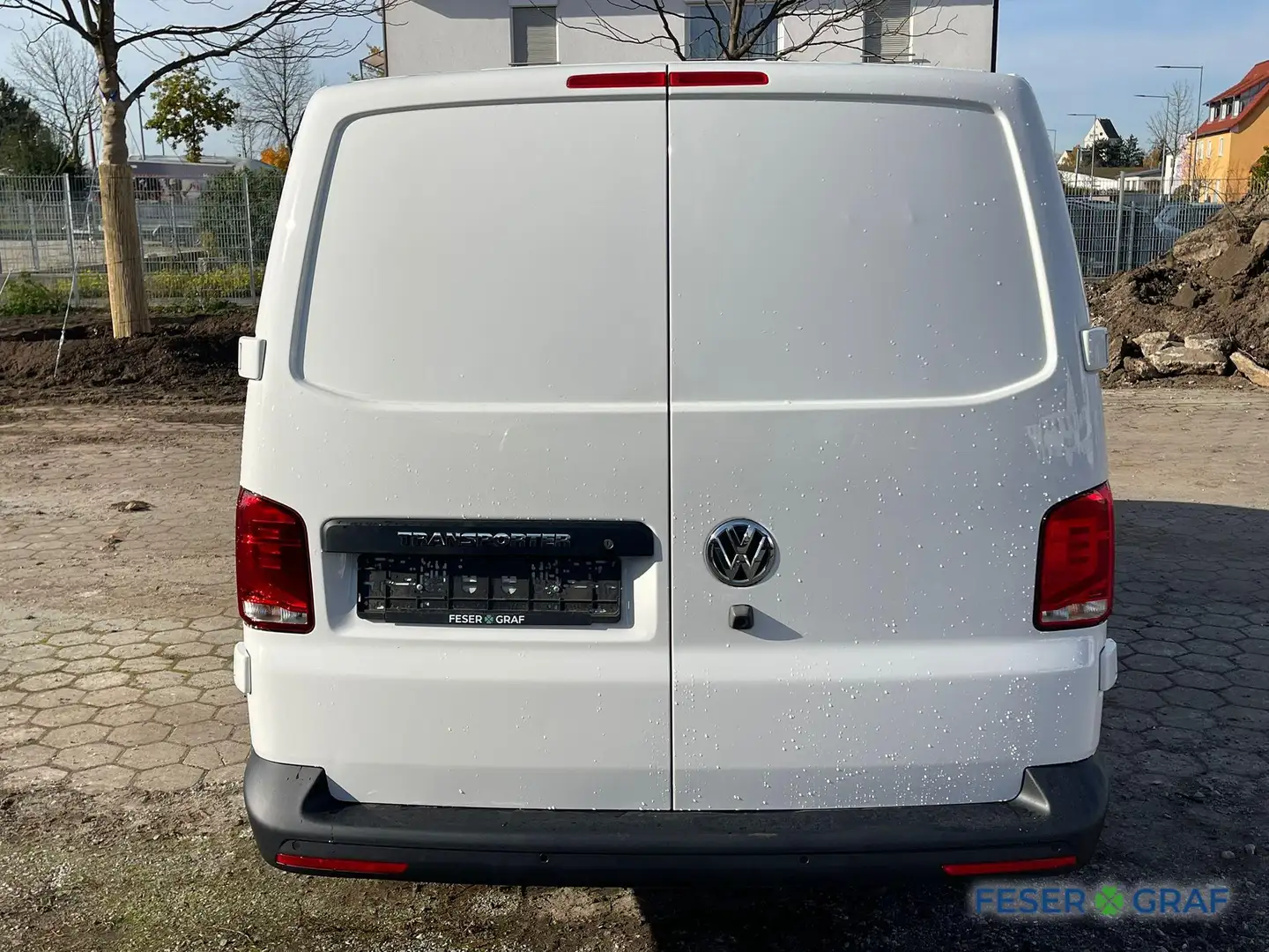 Volkswagen T6.1 Transporter Kasten 2.0 TDI Klima Blanc - 2
