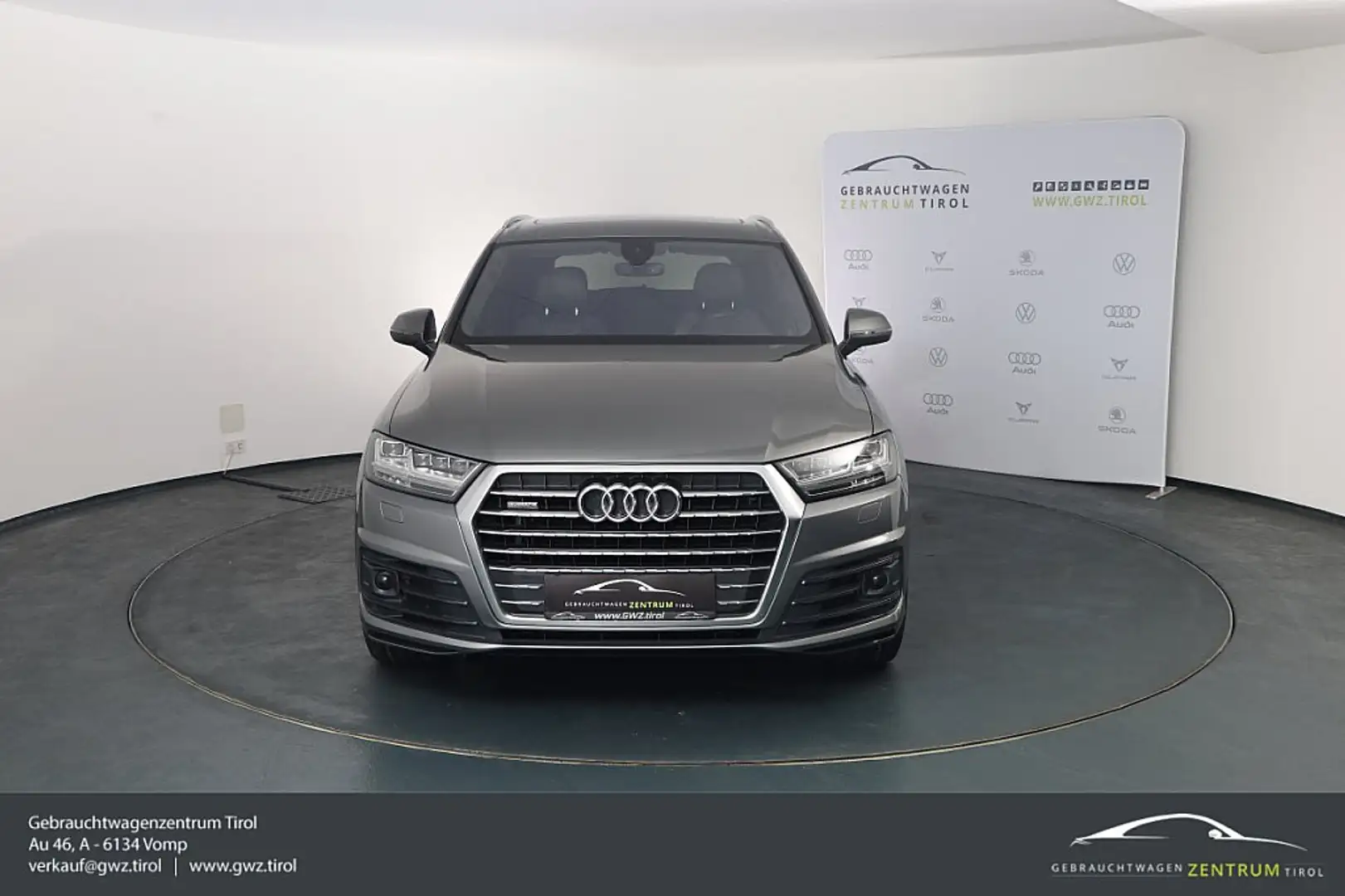 Audi Q7 3,0 TDI Quattro S line+ Pano 7 Sitzer AHK STH M... Gri - 2