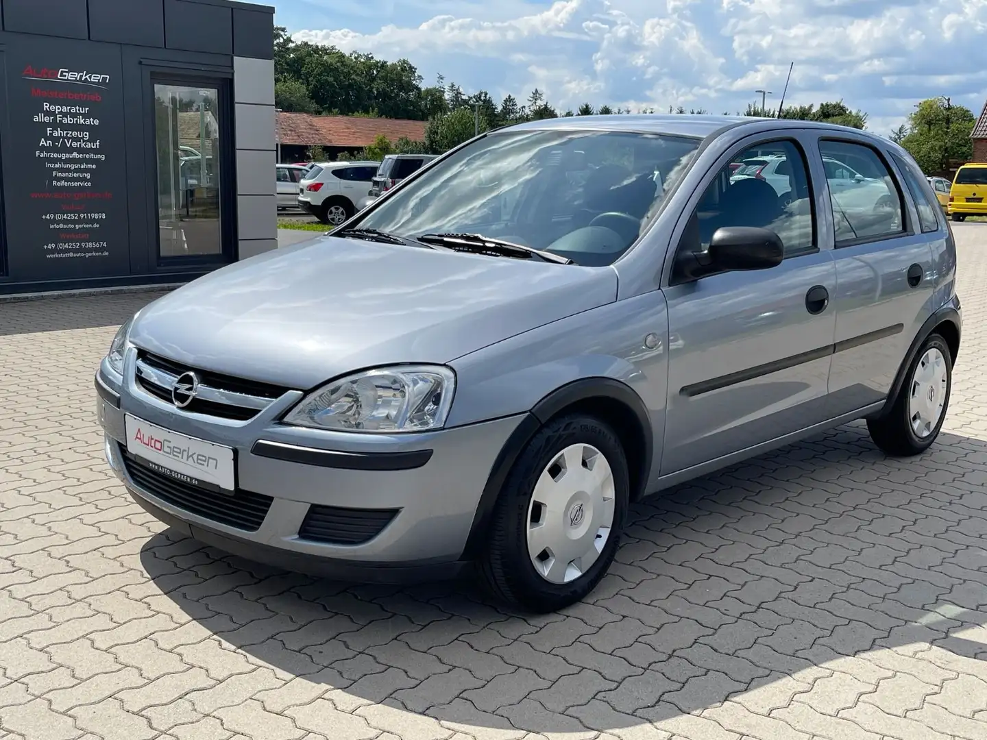 Opel Corsa C 1.2 Automatik 5 trg. 2HD Scheckheft Silber - 2