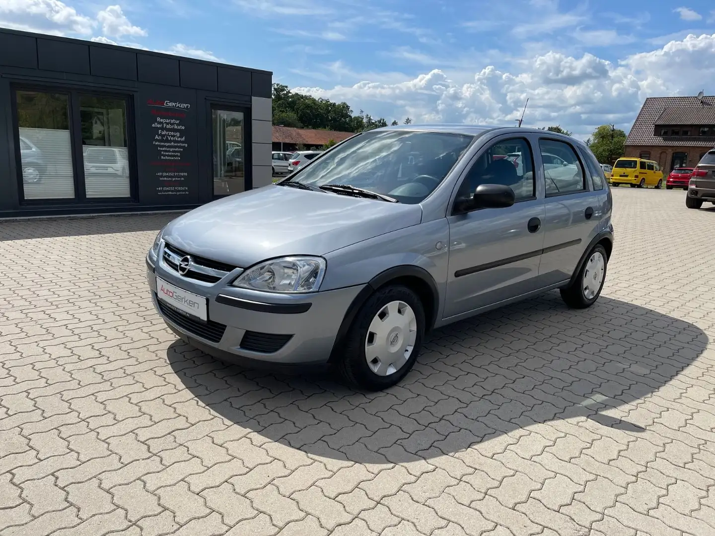 Opel Corsa C 1.2 Automatik 5 trg. 2HD Scheckheft Silber - 1