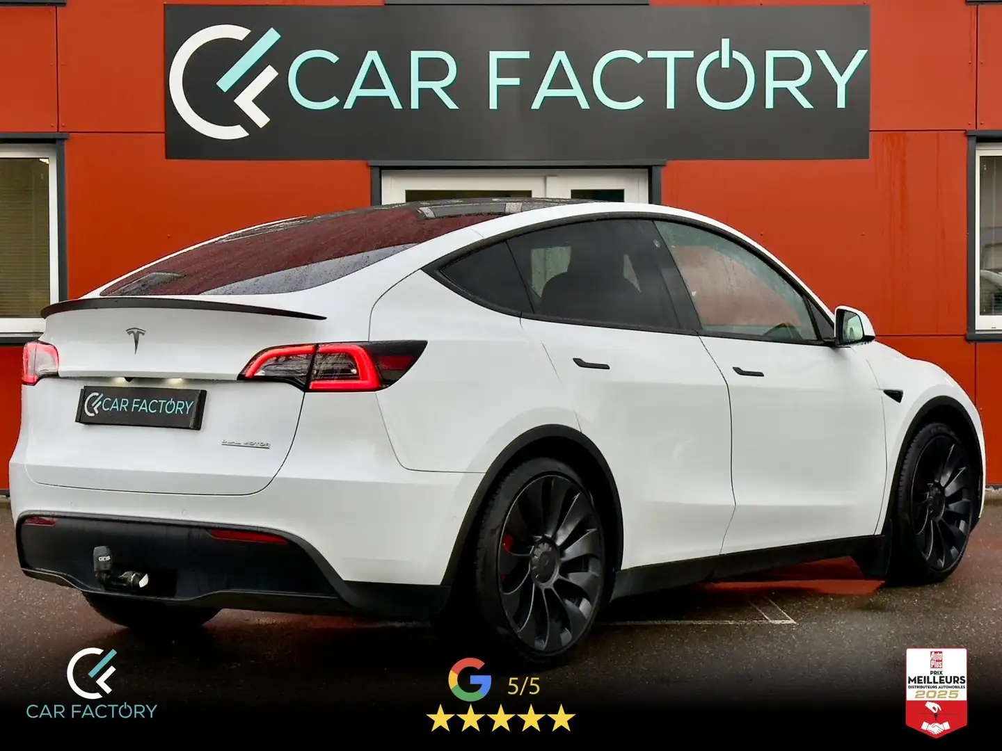 Tesla Model Y Performance AWD Attelage 534 ch 1ère Main Blanc - 2