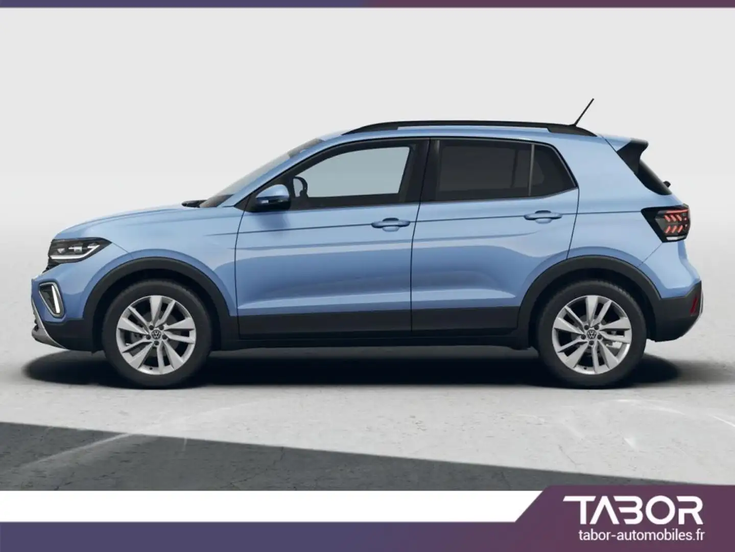 Volkswagen T-Cross 1.0 TSI 116 DSG IQ.Light 17p Bleu - 2