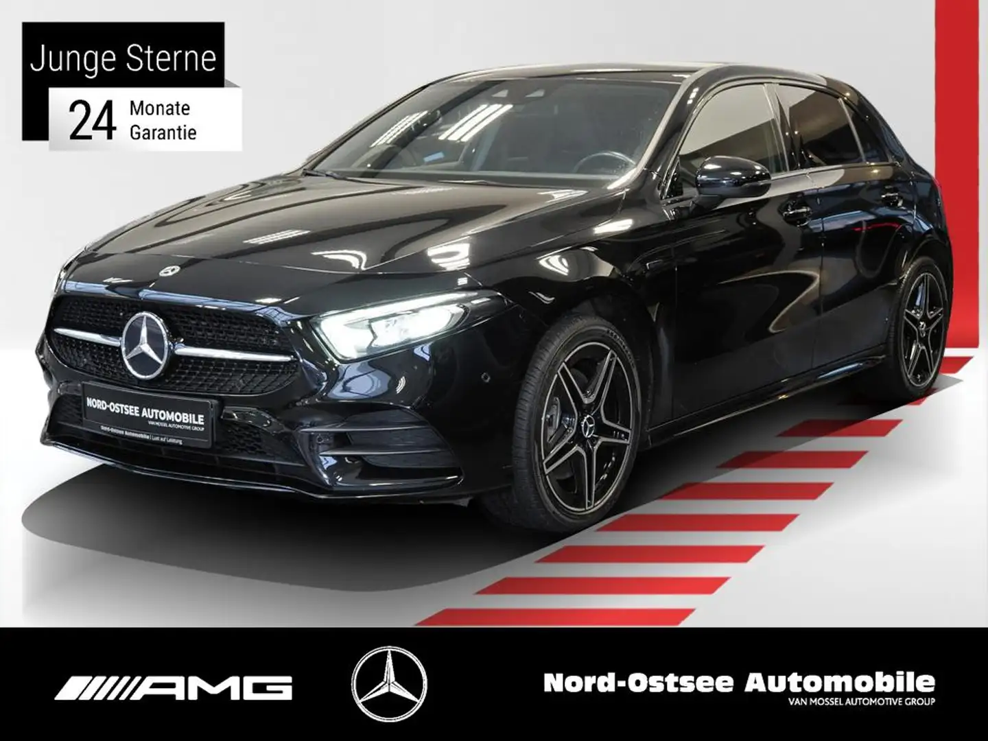 Mercedes-Benz A 250 e AMG EDITION 2020 NIGHT LED NAVI SPUR SHZ Noir - 1