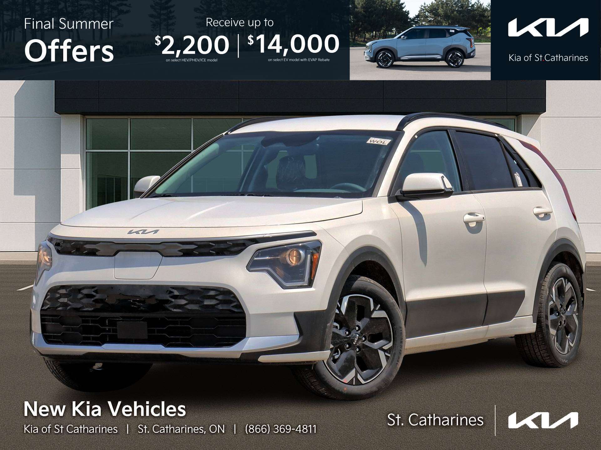 White 2026 Kia Niro EV SUV / Crossover  1-Speed Automatic