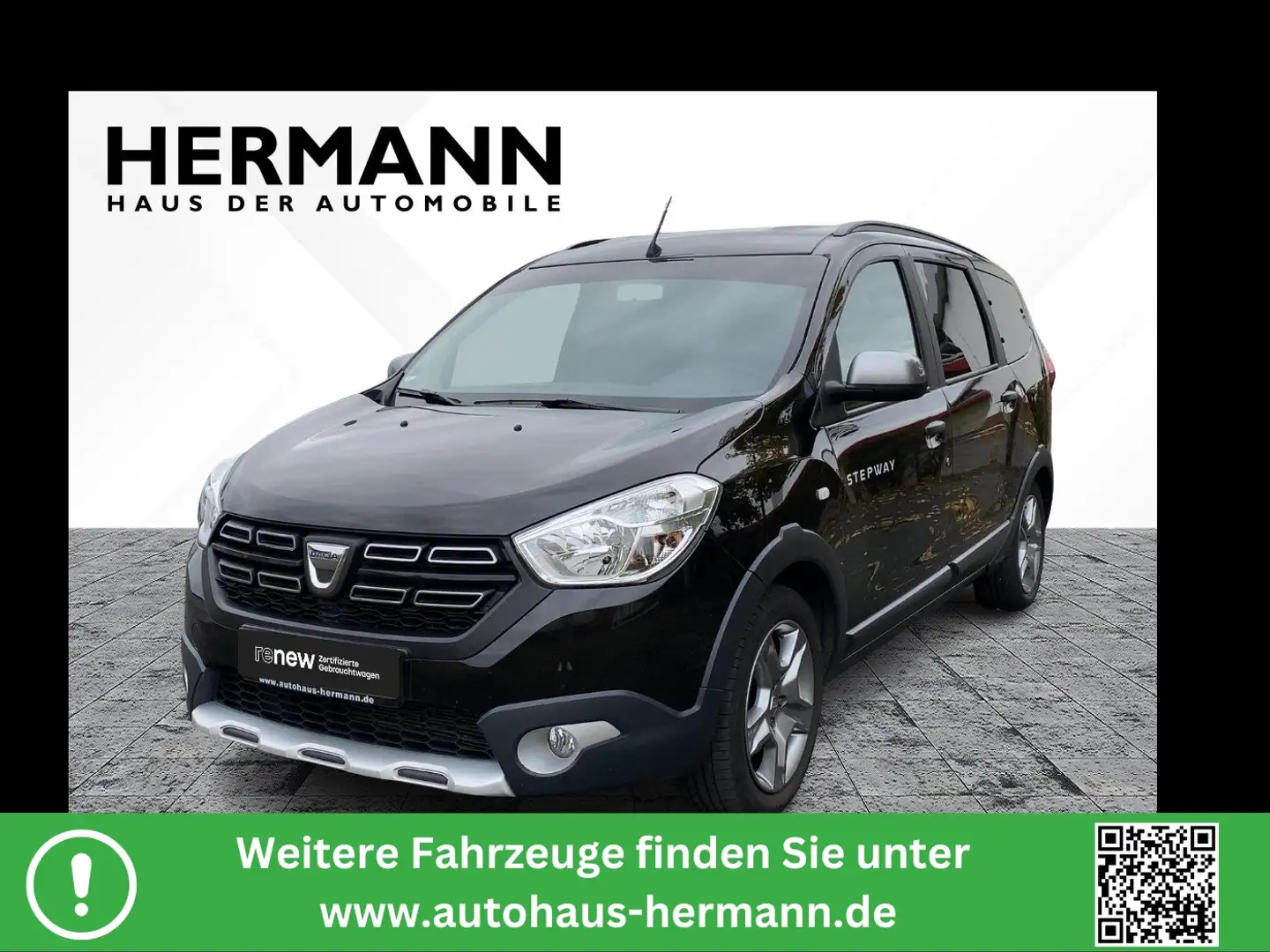 Dacia Lodgy 1.3 TCe 130 GPF Stepway CAM*LED*NAVI*SHZ Schwarz - 1