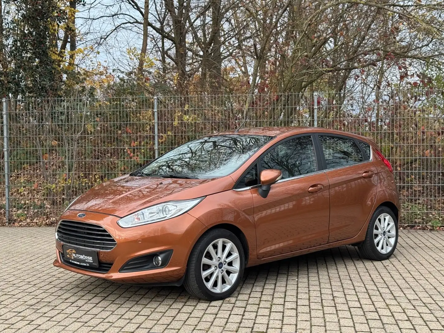 Ford Fiesta 1,0 EcoBoost PDC/SHZ/Auto/Zahnriemen neu Braun - 1