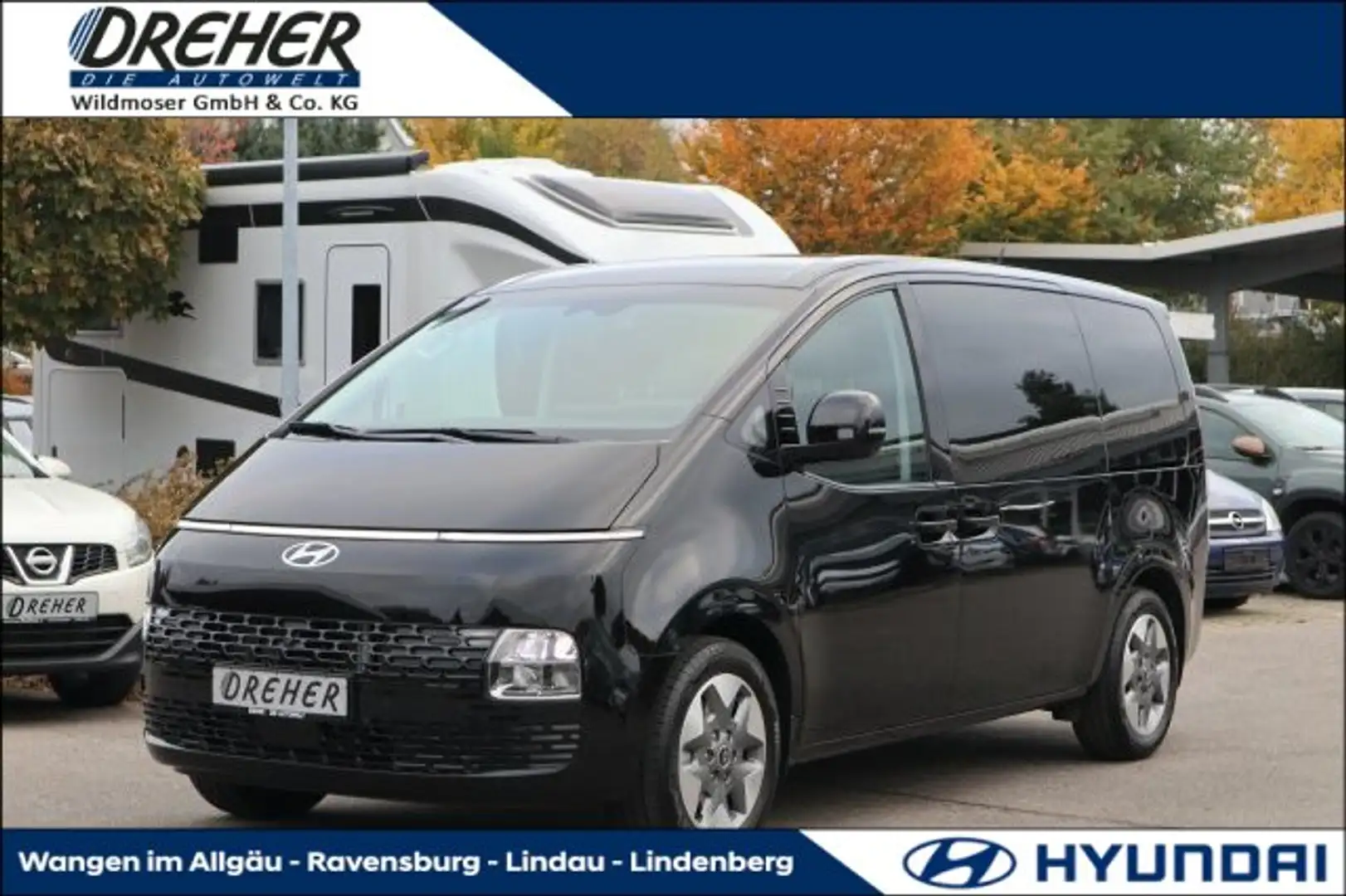 Hyundai STARIA Staria MY25 1.6 T-GDI 6-AT Trend 2WD 9-Sitze LED Schwarz - 1