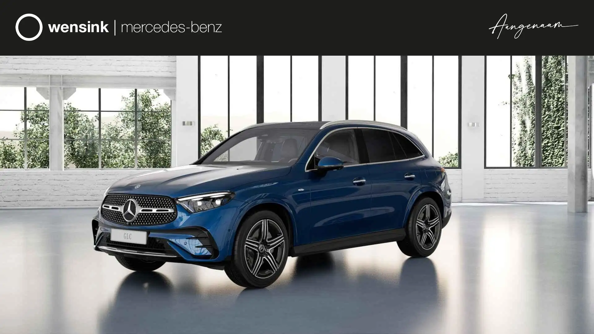 Mercedes-Benz GLC 400 400e 4MATIC Sport Edition | Panoramaschuifdak |  P Blauw - 1