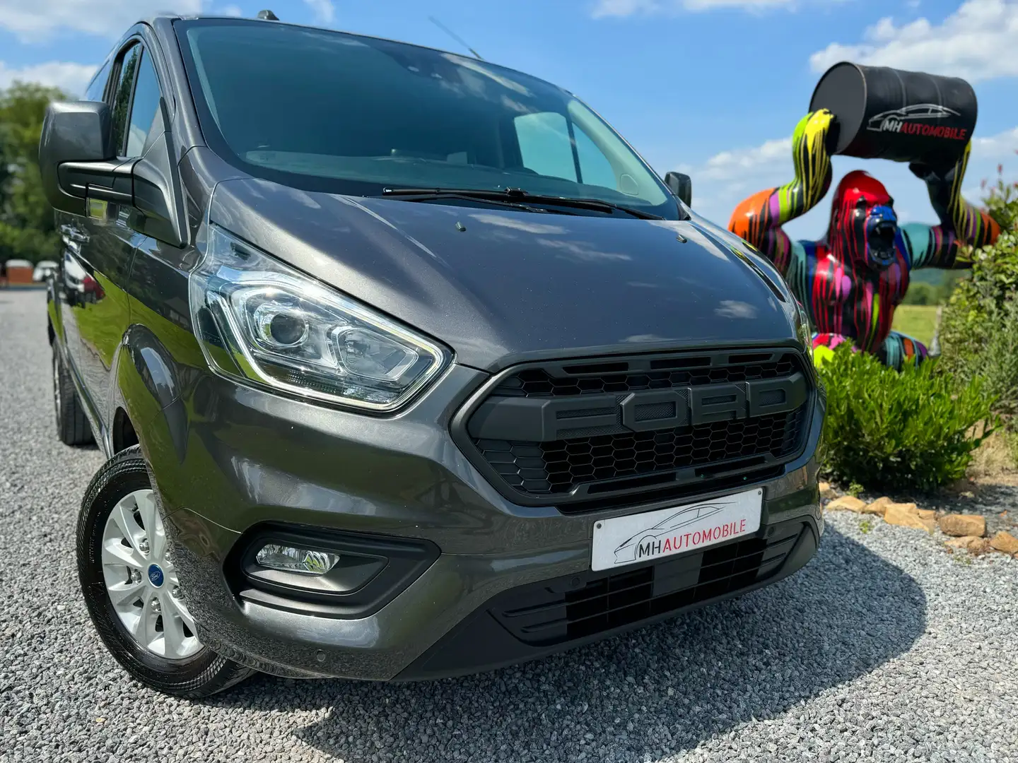 Ford Transit Custom 2.0 TDCi UTILITAIRE DOUBLE CABINE L2H1 Gri - 1