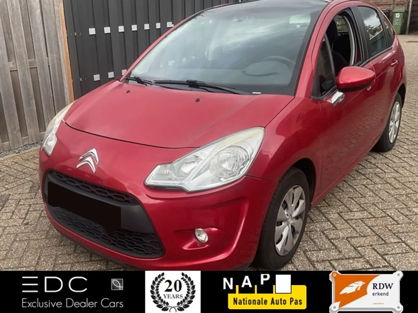 Citroen C3 1.4 Panoramische Voorruit | Airco | Cruise | Parke Rood - 1