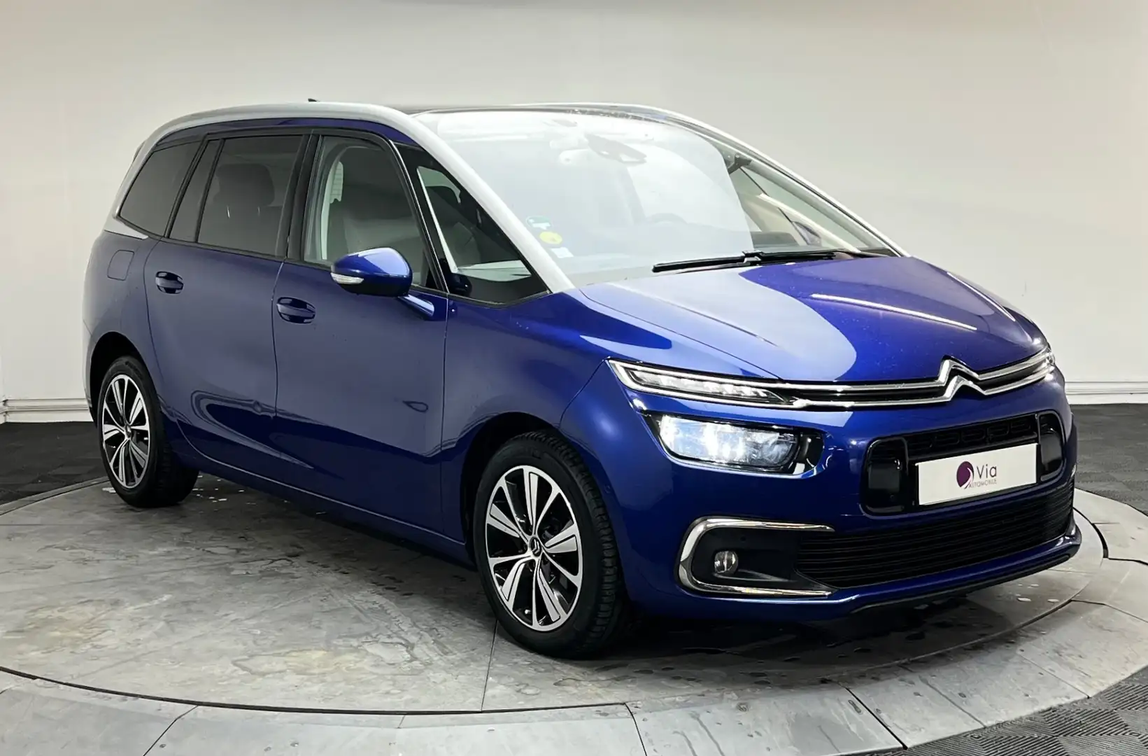 Citroen Grand C4 Picasso 2.0 L BlueHDi 150 S\u0026amp;S SHINE - SUIVI COMPLET - EMBRAYAGE OK Bleu - 2
