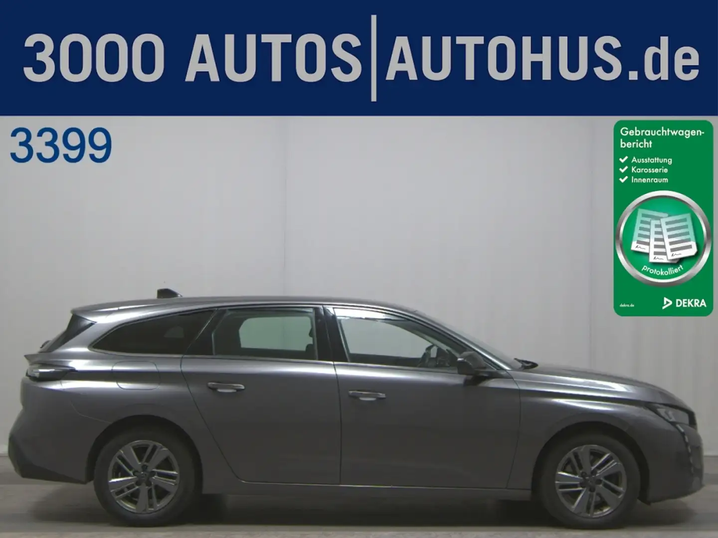 Peugeot 308 1.5 BlueHDi 130 SW Active Pack Navi LED AUT Gris - 1