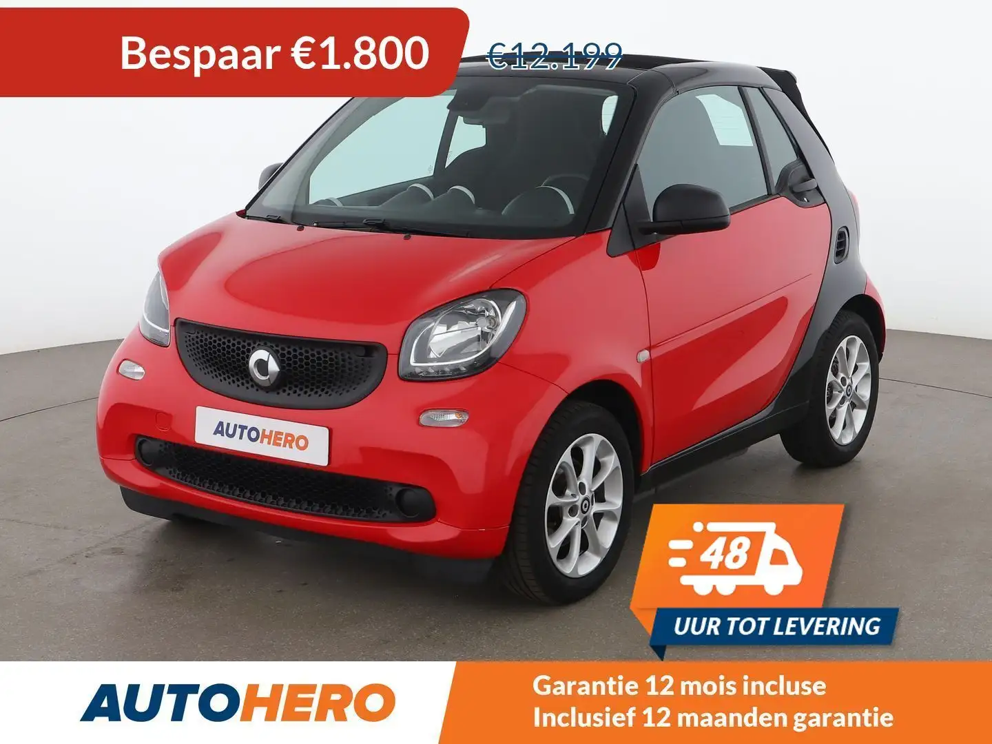 smart forTwo 1.0 Basis Standard Rood - 1