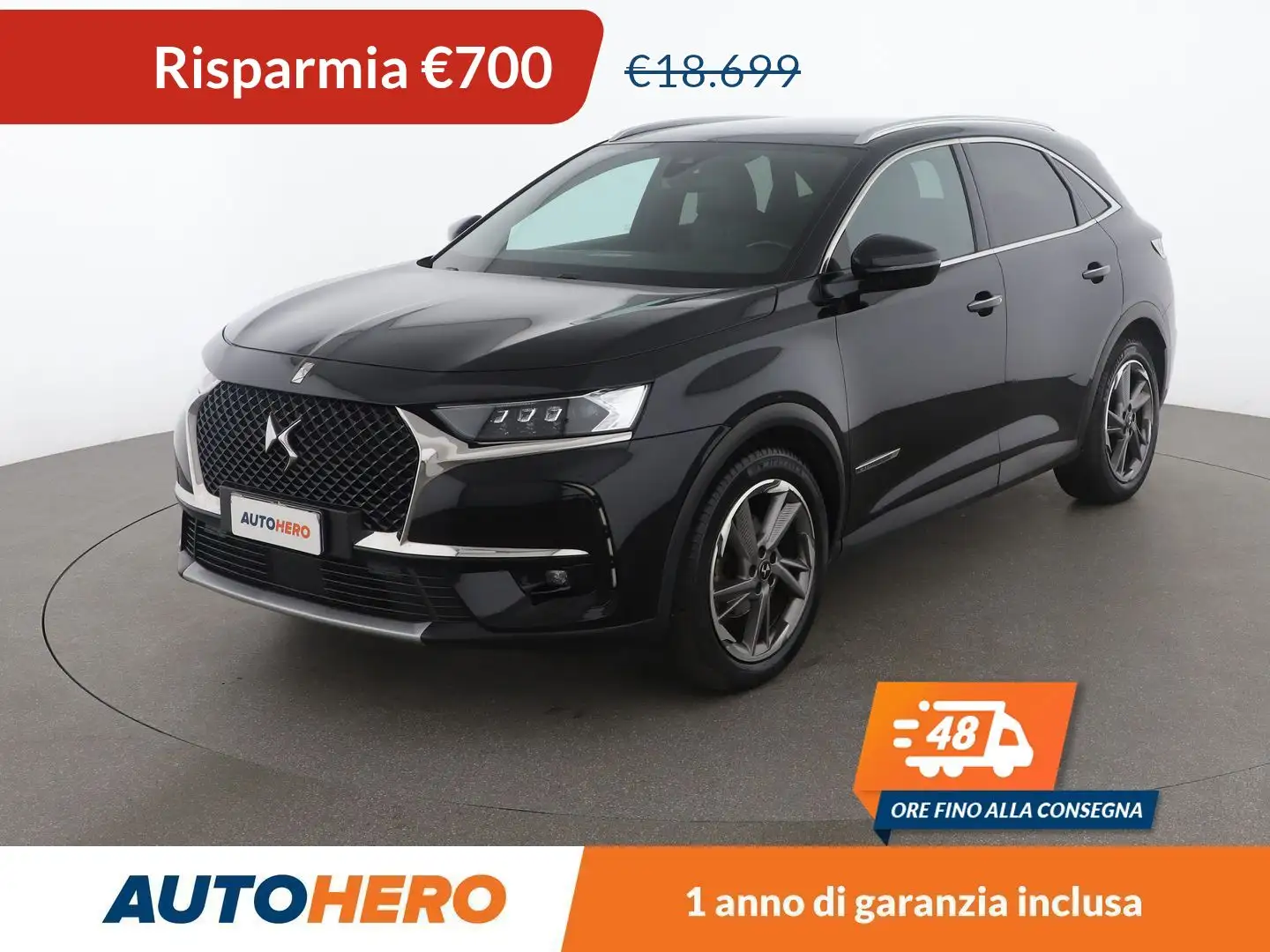 DS Automobiles DS 7 Crossback 1.5 Blue-HDi Business 130 aut. Nero - 1