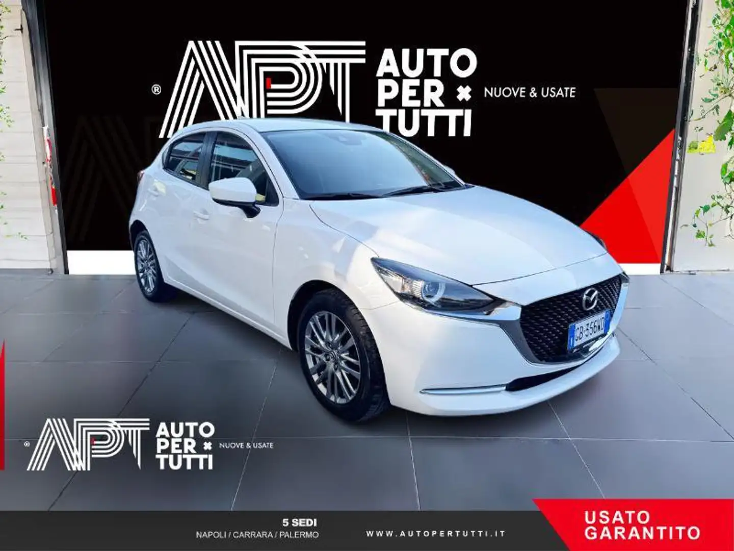 Mazda 2 2 1.5 m-hybrid Exceed 90cv Blanc - 2
