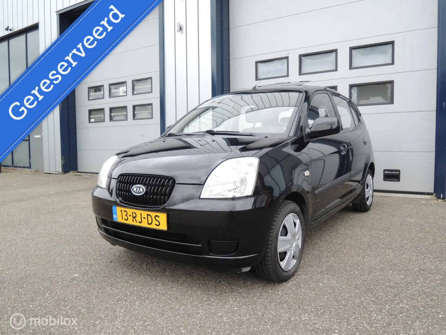 Kia Picanto 1.0 LX van 2e Eigenaar! Zwart - 1