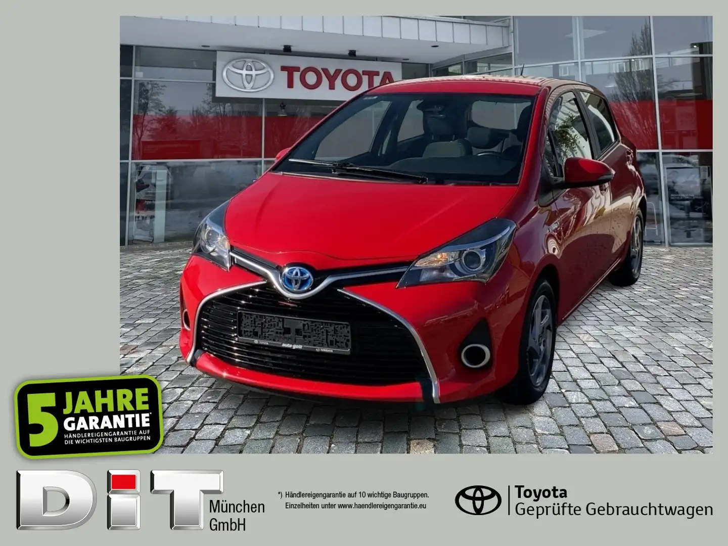 Toyota Yaris -S 1.5 Edition S Edition-S Matrix 2xKlima Rood - 1