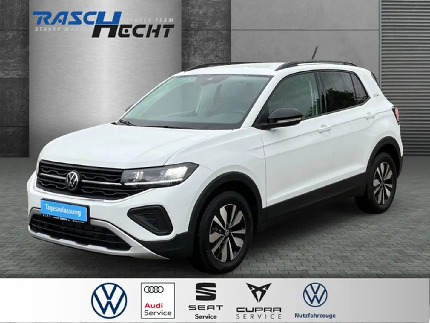 Volkswagen T-Cross Goal 1.0 TSI DSG*LED*NAVI*SHZ* Blanc - 1
