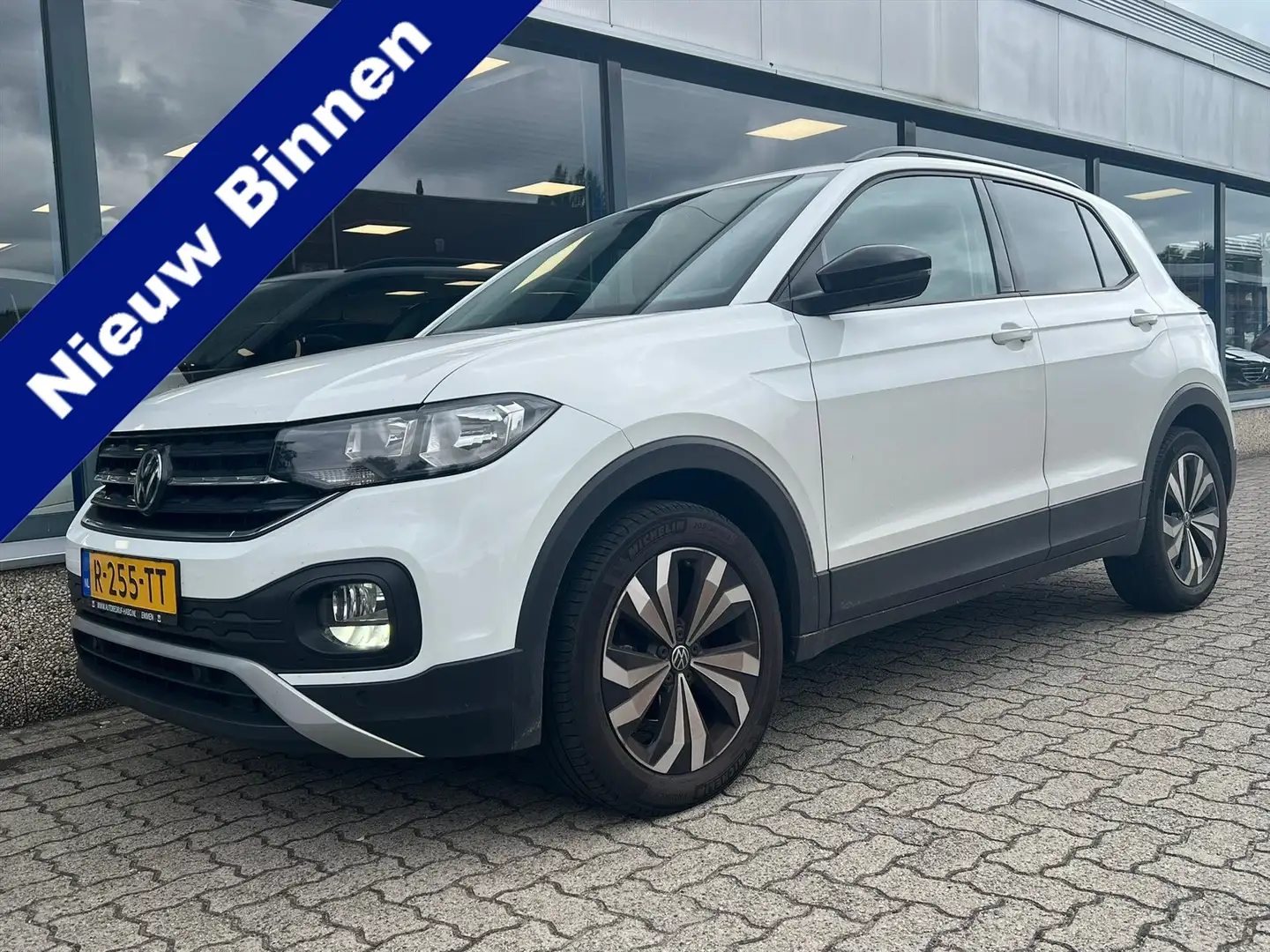Volkswagen T-Cross 1.0 TSI LIFE AC/ADAPTIVE.CRUISE/NAV/CAMERA/TREKHAA Wit - 1