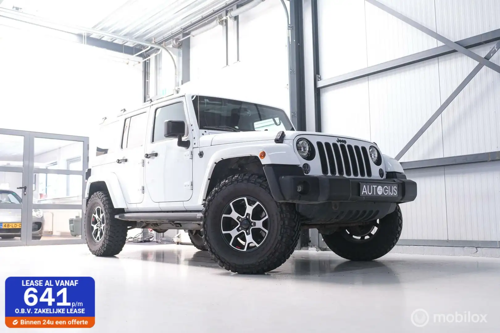 Jeep Wrangler Unlimited 3.6 | 5 persoons | Treeplanken | LED | Z Wit - 1