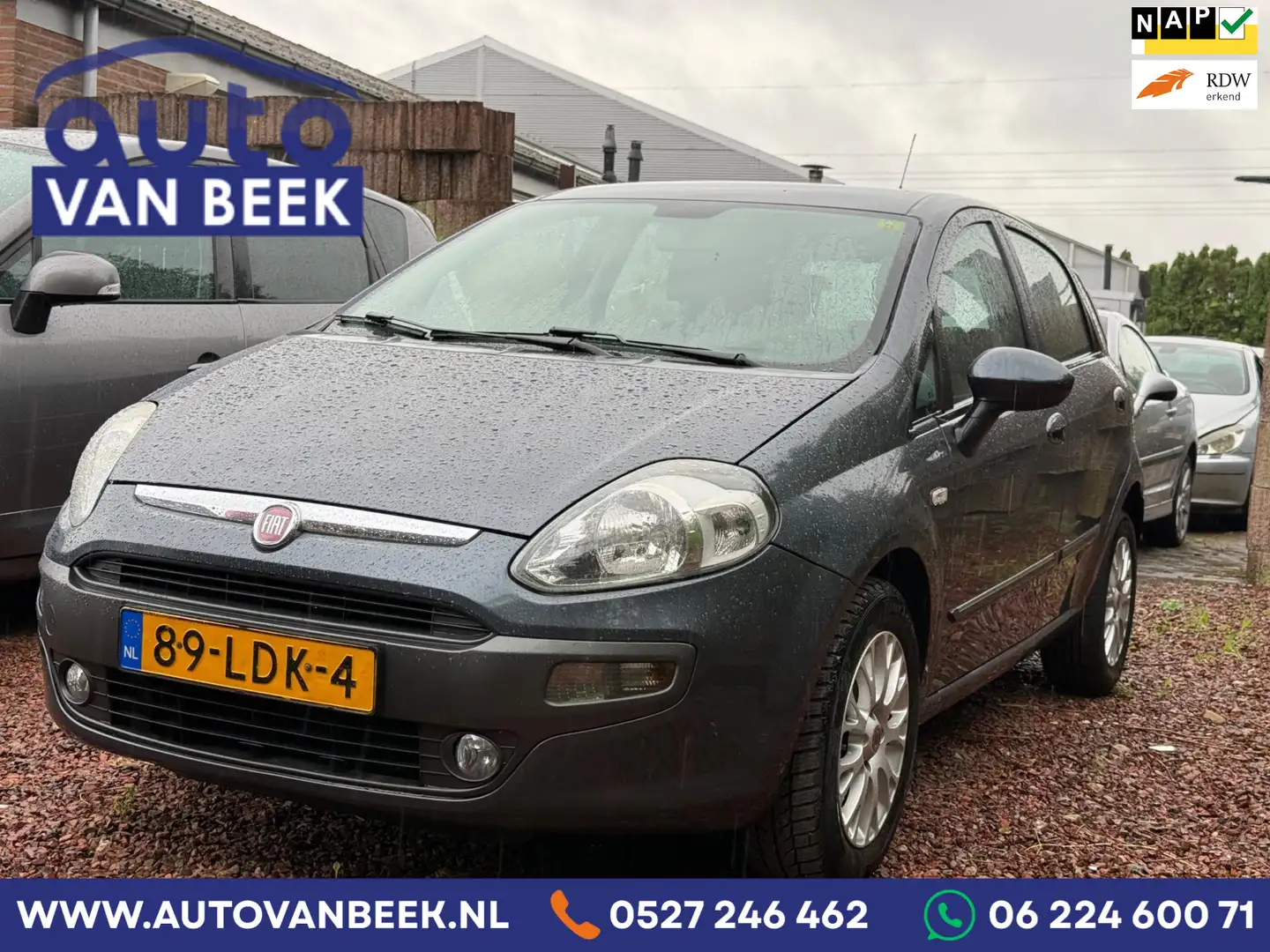 Fiat Punto Evo 1.4 Dynamic|Airco(APK TOT 06-2026) Azul - 1