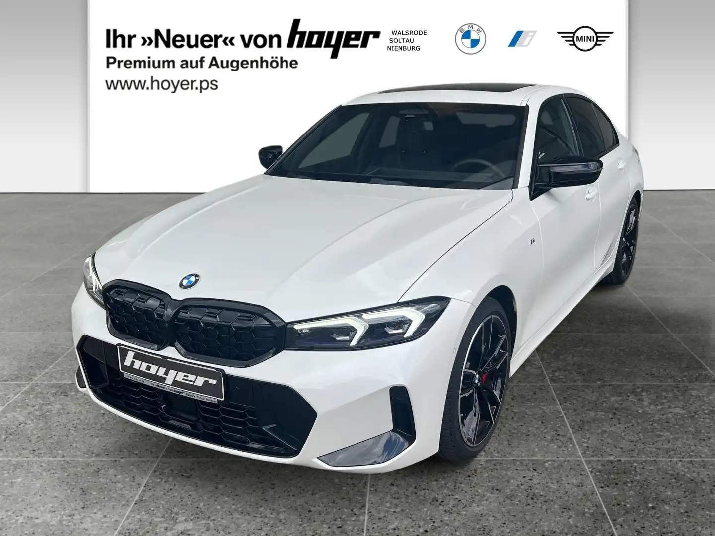 BMW 340 M340d xDrive Limousine Sportpaket HK HiFi DAB Weiß - 1