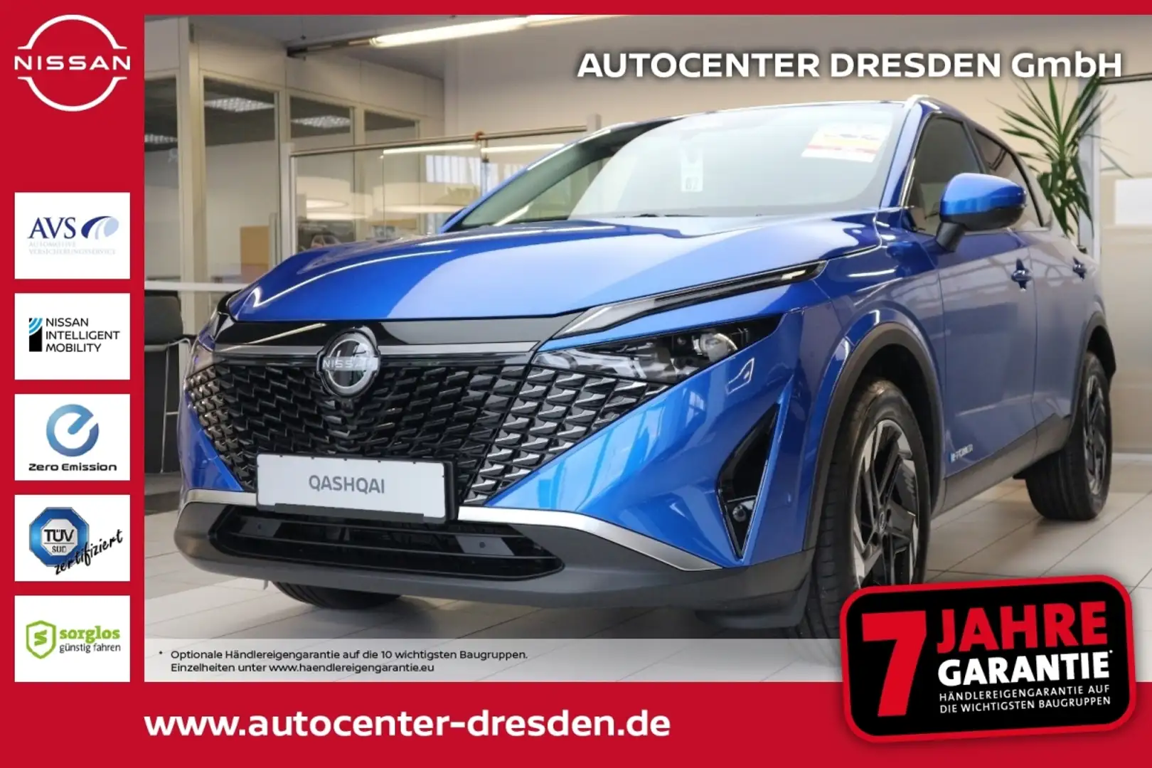Nissan Qashqai N-Connecta e-Power 190PS Pano Kam Navi Azul - 1