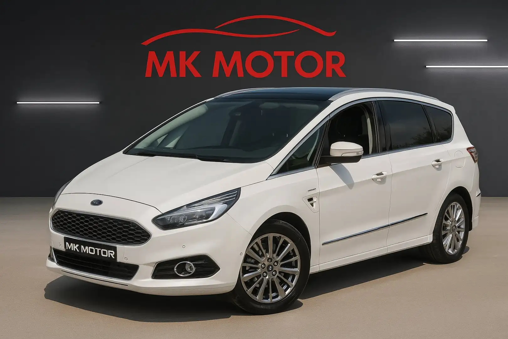 Ford S-Max 2.0 TDCi 180CV Vignale - 7 PLACES Blanc - 1