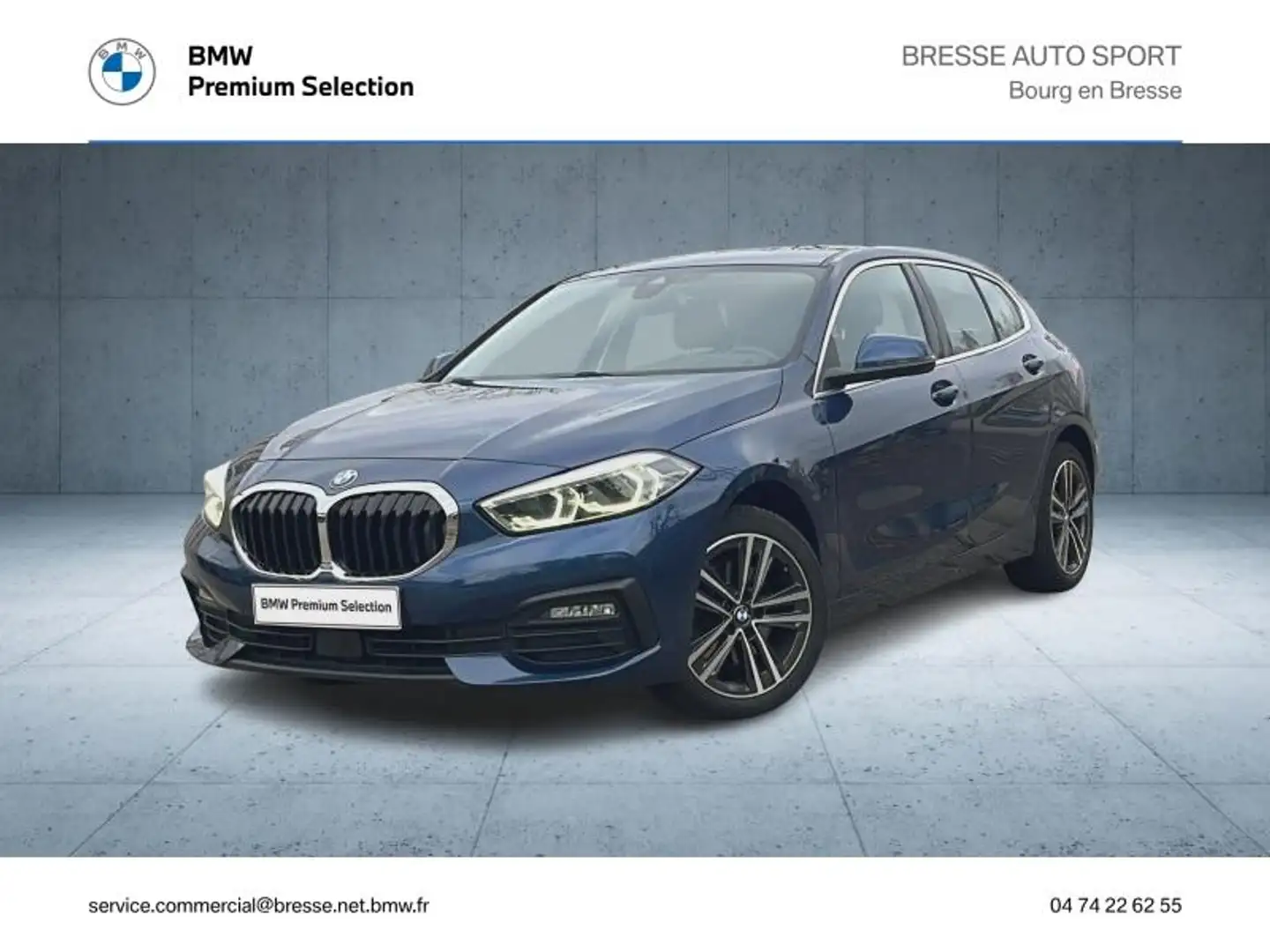 BMW 116 116d 116ch Business Design Bleu - 2