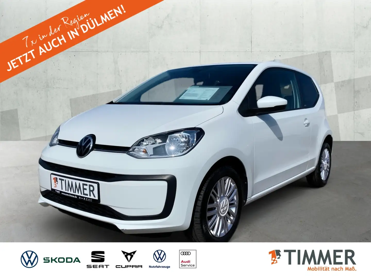 Volkswagen up! 1.0 UNITED *KLIMA*ALUFELGEN*BLUETTOTH* Blanc - 1