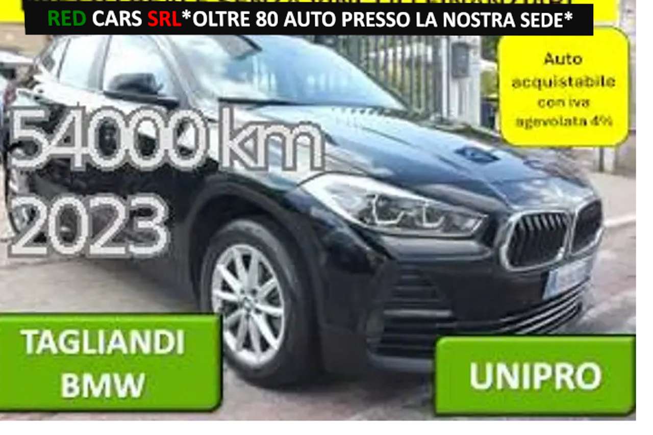 BMW X2 116D CRONO TAGLIANDI UNIPRO\' AUTOMATICA