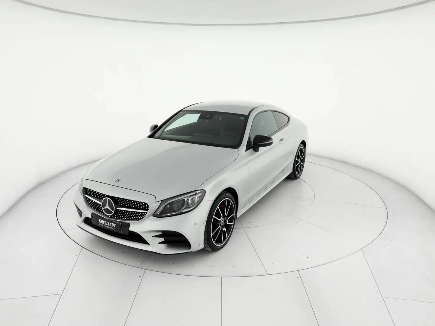 Mercedes-Benz C 220 coupe 220 d premium 4matic auto Gümüş rengi - 1