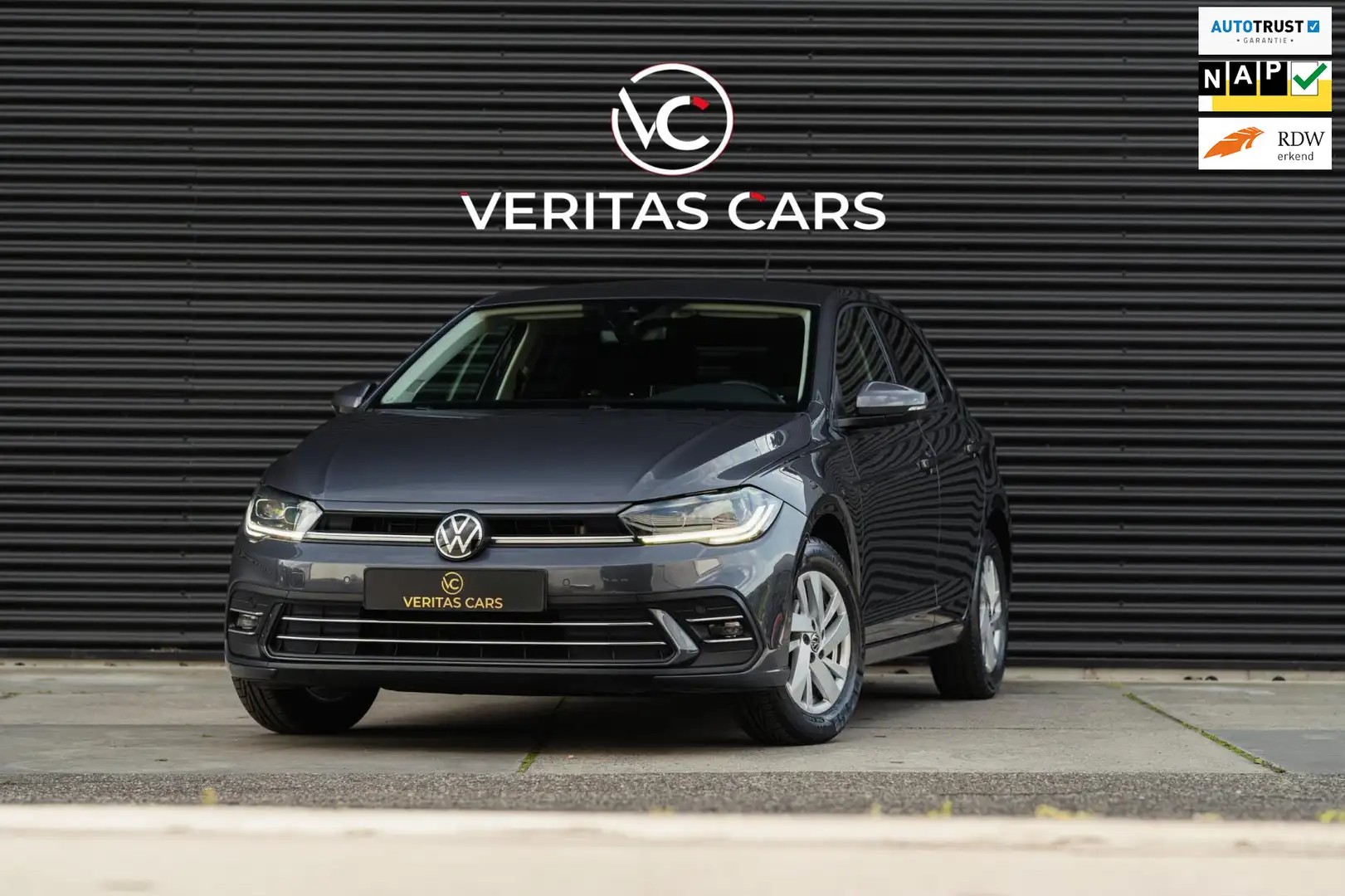 Volkswagen Polo 1.0 TSI Highline 95PK ACC|Camera|Navi|CarPlay|IQ.L Gris - 1
