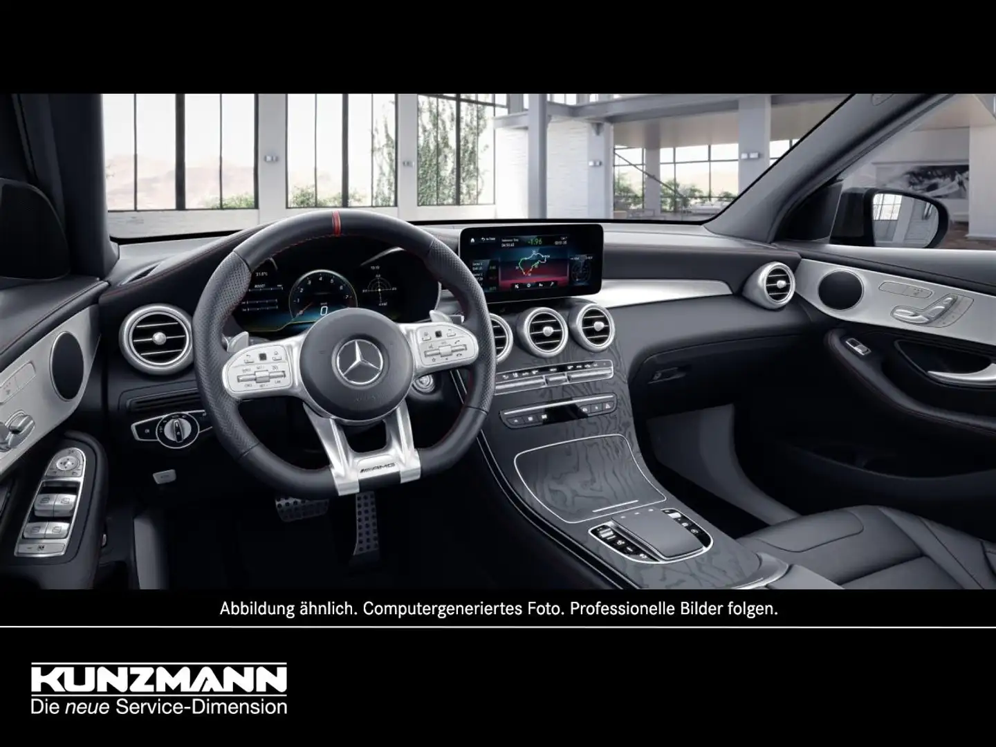 Mercedes-Benz GLC 43 AMG 4M Night Panorama Kamera Memory EasyP Gri - 2