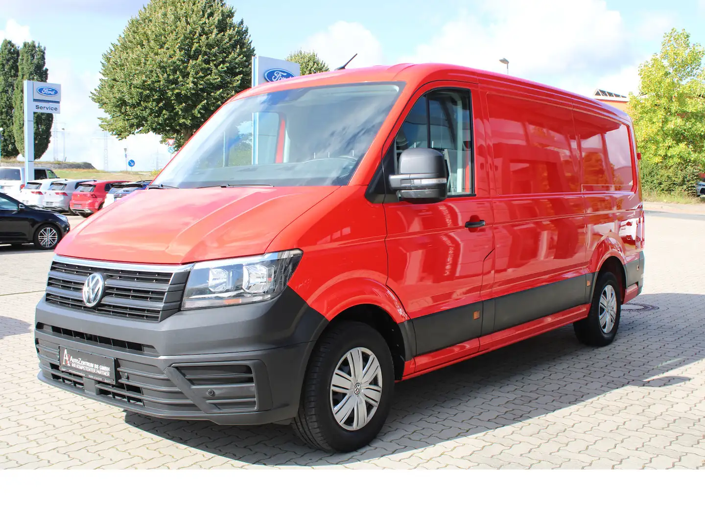Volkswagen Crafter 2.0 TDI mittellang DSG*PDC*TEMP*SHZ Rot - 1