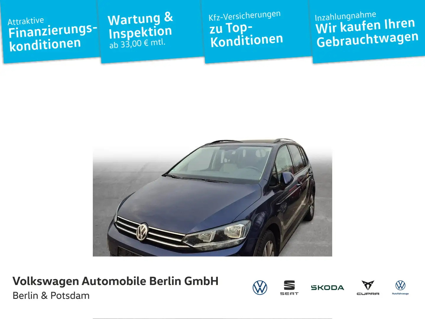 Volkswagen Touran 1.5 TSI Comfortline OPF (EURO 6d-TEMP) Blu/Azzurro - 1
