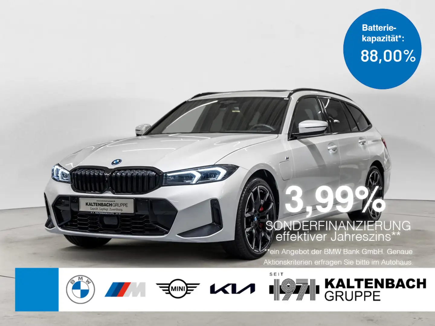 BMW 330 e Touring xDrive M-Sport Pro PANO AHK HUD Weiß - 1