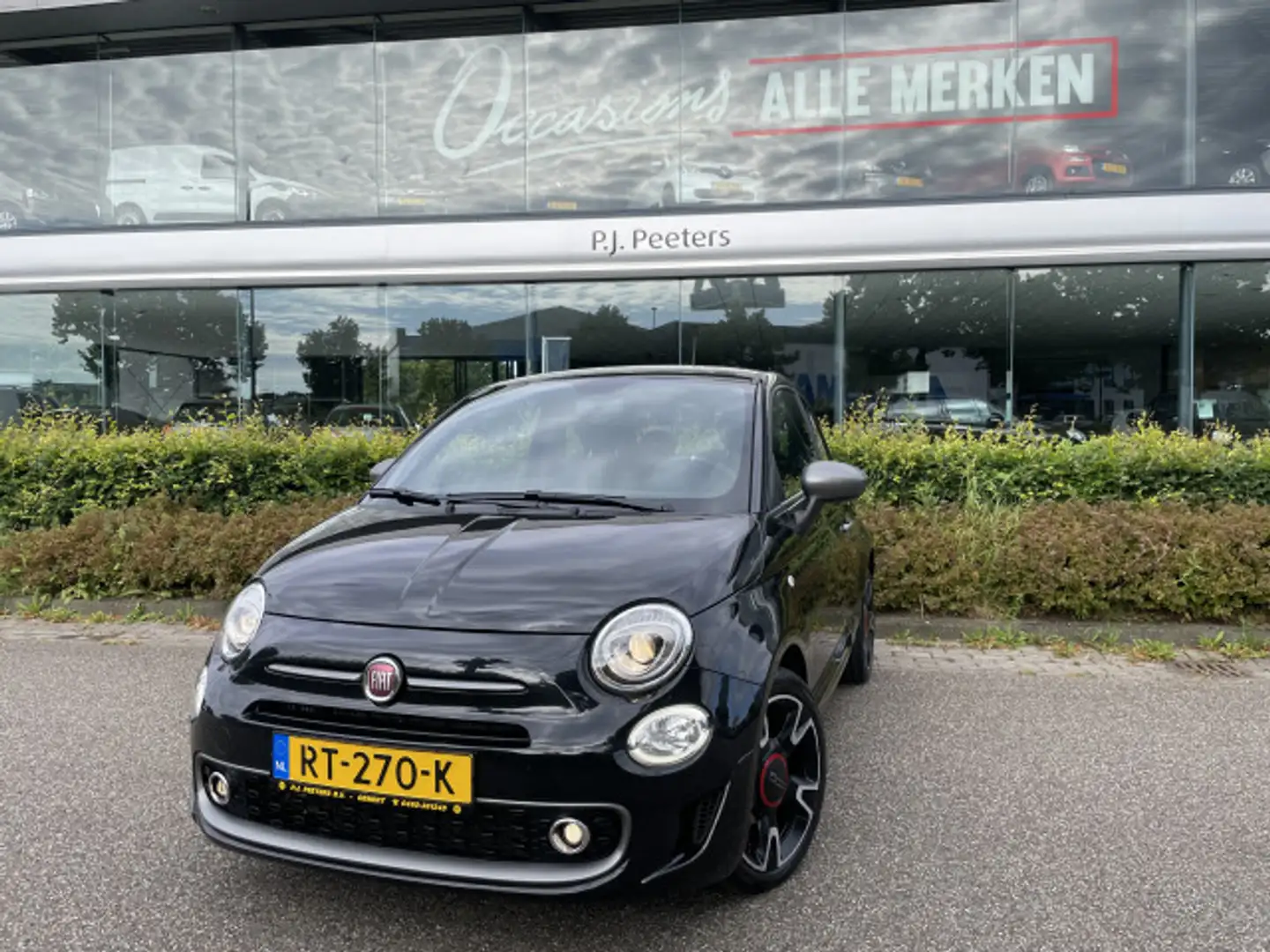 Fiat 500 0.9 TwinAir Turbo Sport Ramen elektrisch voor - U Schwarz - 1