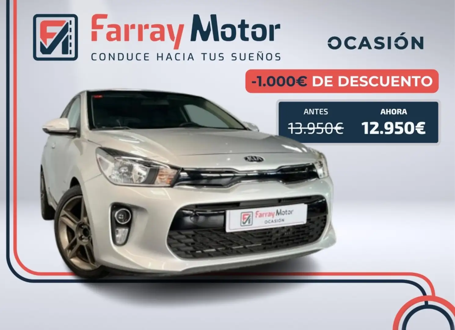 Kia Rio 1.4CRDi WGT Eco-Dynamics Concept 90 Plateado - 1