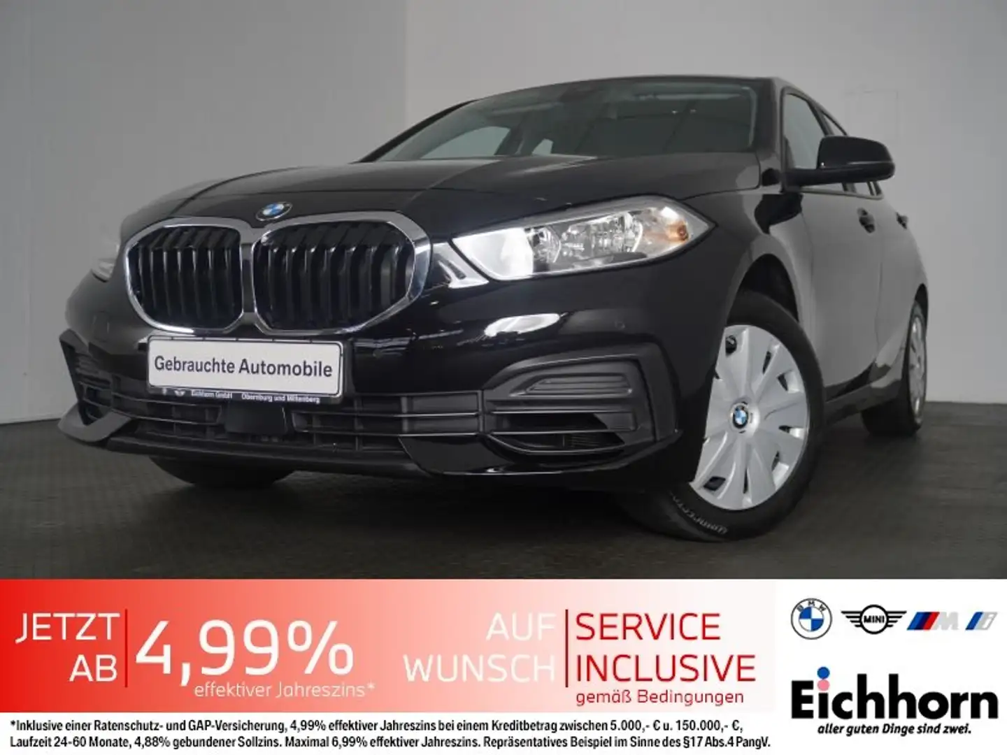 BMW 116 i 5-Türer *LiveCoclProf..PDC* Noir - 1