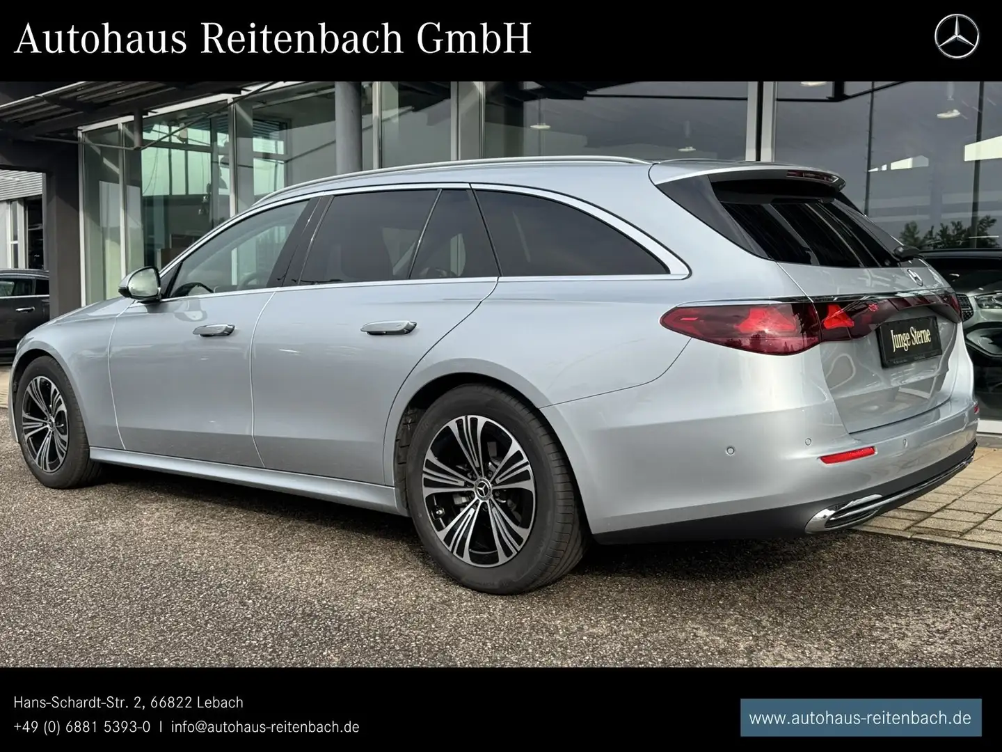 Mercedes-Benz E 220 E220d T AVANTGARDE+DISTR KEYLESS+LENKRADHZG+TOTW Silber - 2