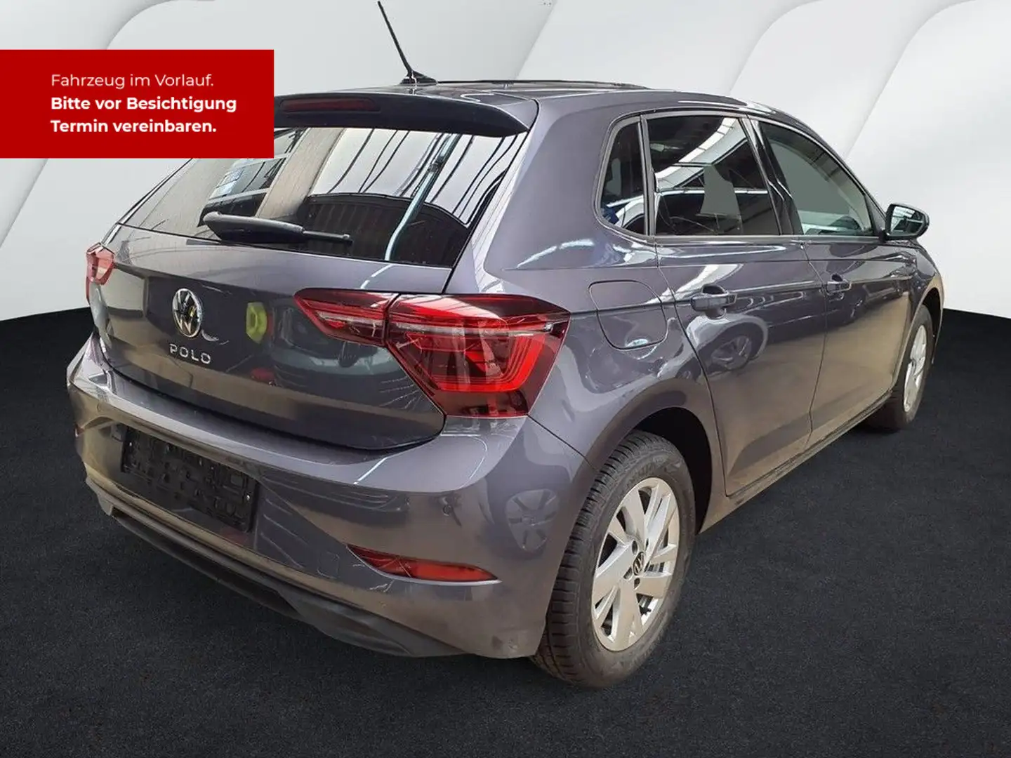 Volkswagen Polo 1.0 TSI DSG Style Navi LED SHZ ACC PDC Grijs - 2