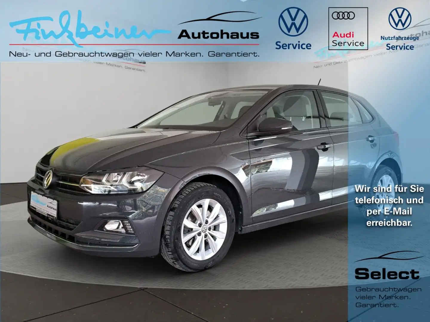 Volkswagen Polo Highline 1.6l TDI DPF Bluetooth Klima Gris - 1