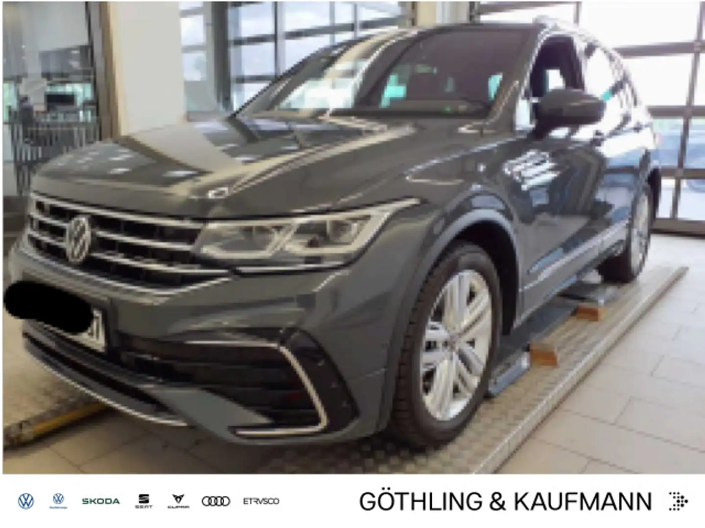 Volkswagen Tiguan R-Line 2.0TDI 147kW*Matrix*AHK*PANO*LEDER Grau - 1