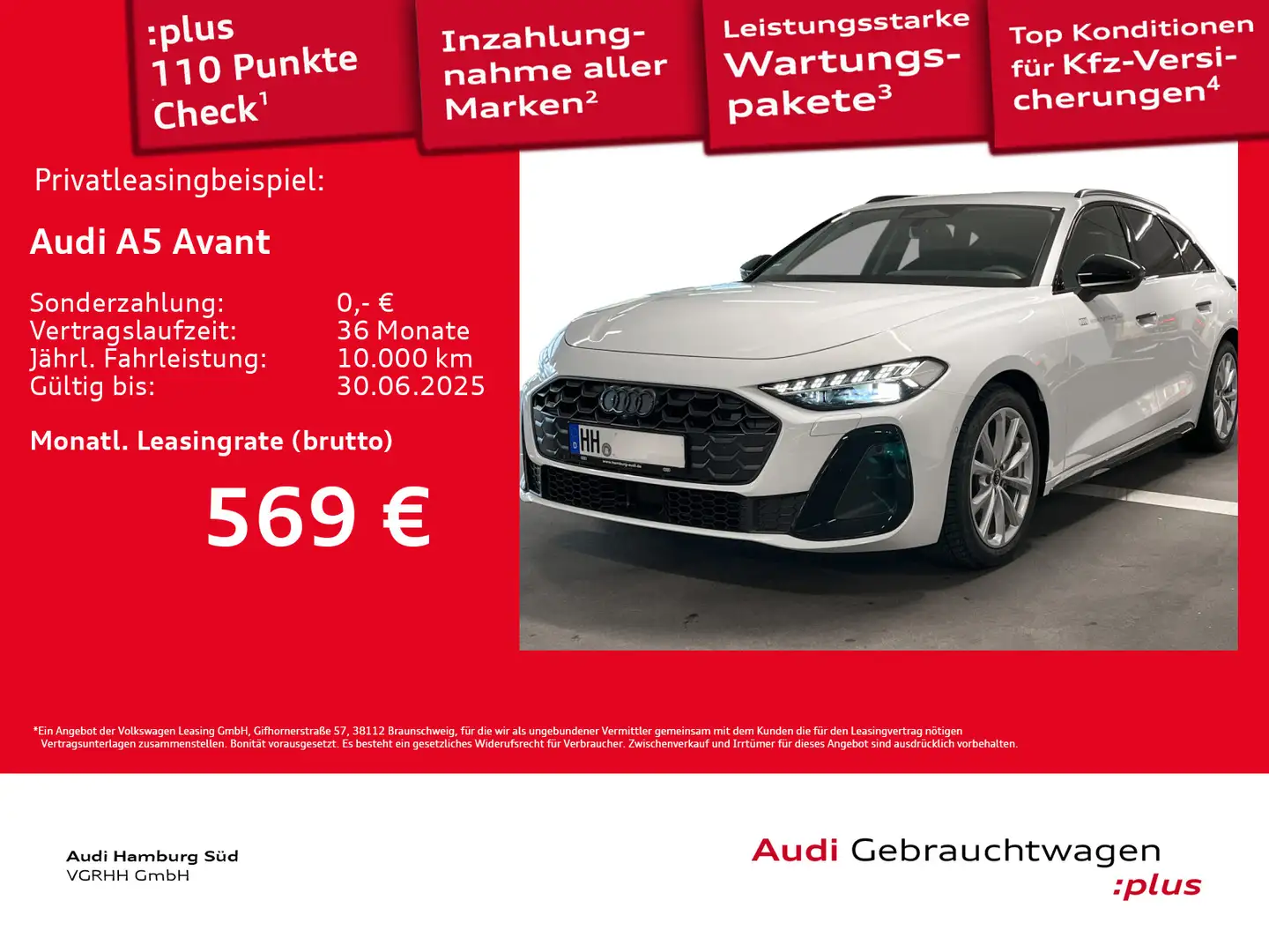 Audi A5 TFSI S tronic S LINENAVI/LM20/AHK Weiß - 1