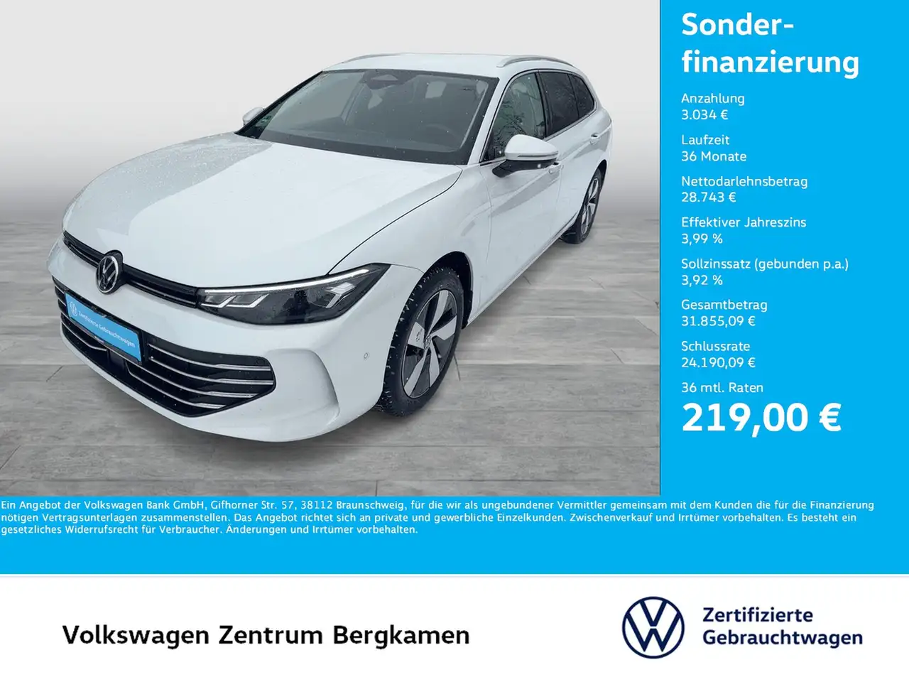 Volkswagen Passat Variant 1.5 eTSI BUSINESS AHK 360CAM ACC