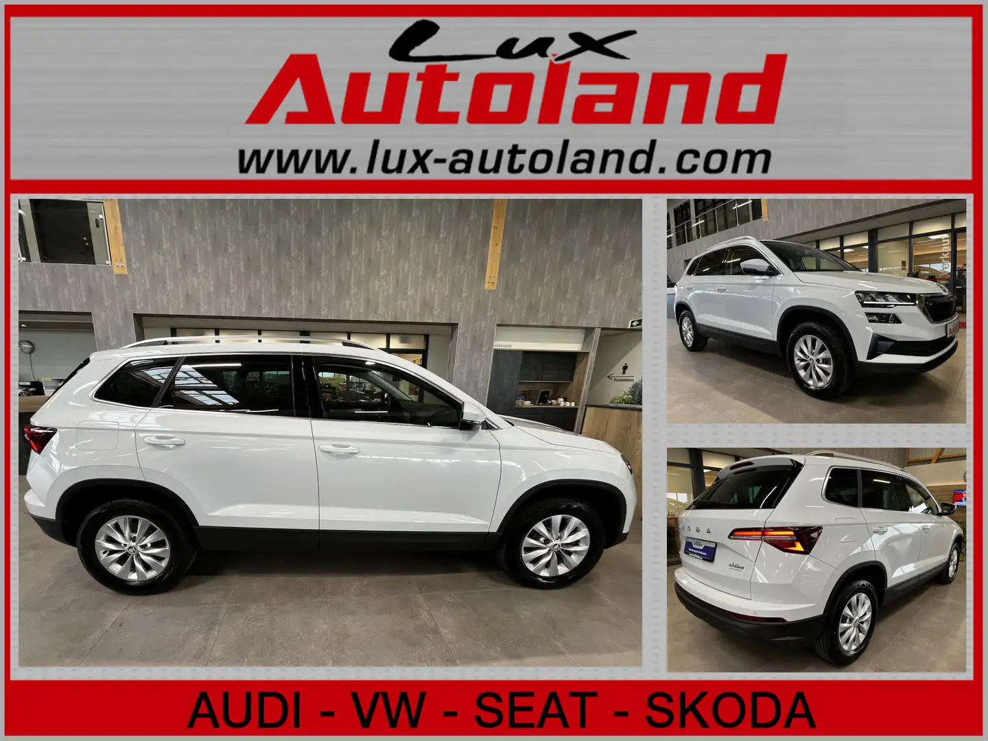 Skoda Karoq 1.5 TSI DSG Selection App Kamera ACC Blanc - 1