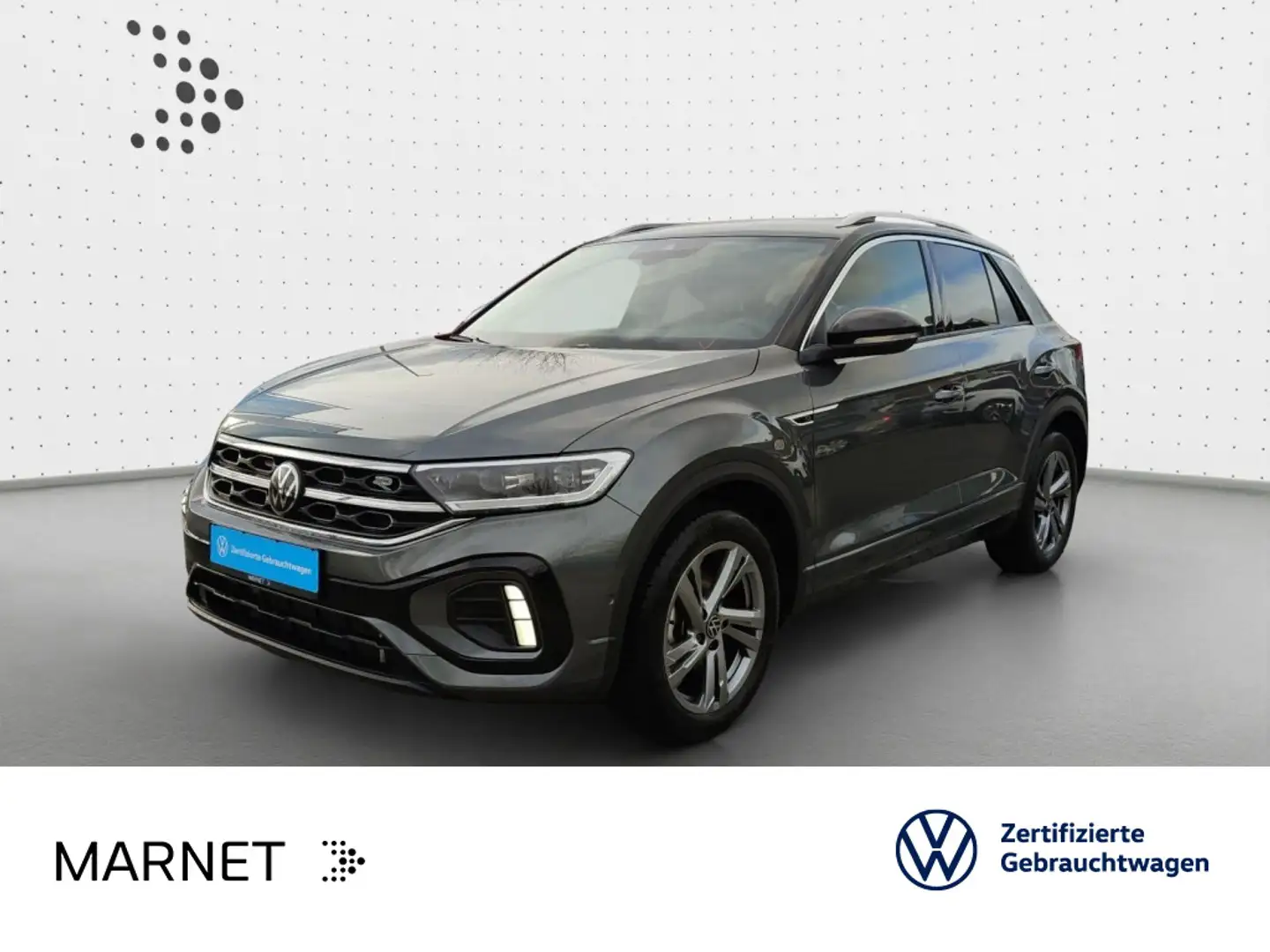 Volkswagen T-Roc T-ROC 1.5 TSI DSG R-Line*AHK*KAMERA*LED-PLUS*NAV Grau - 1