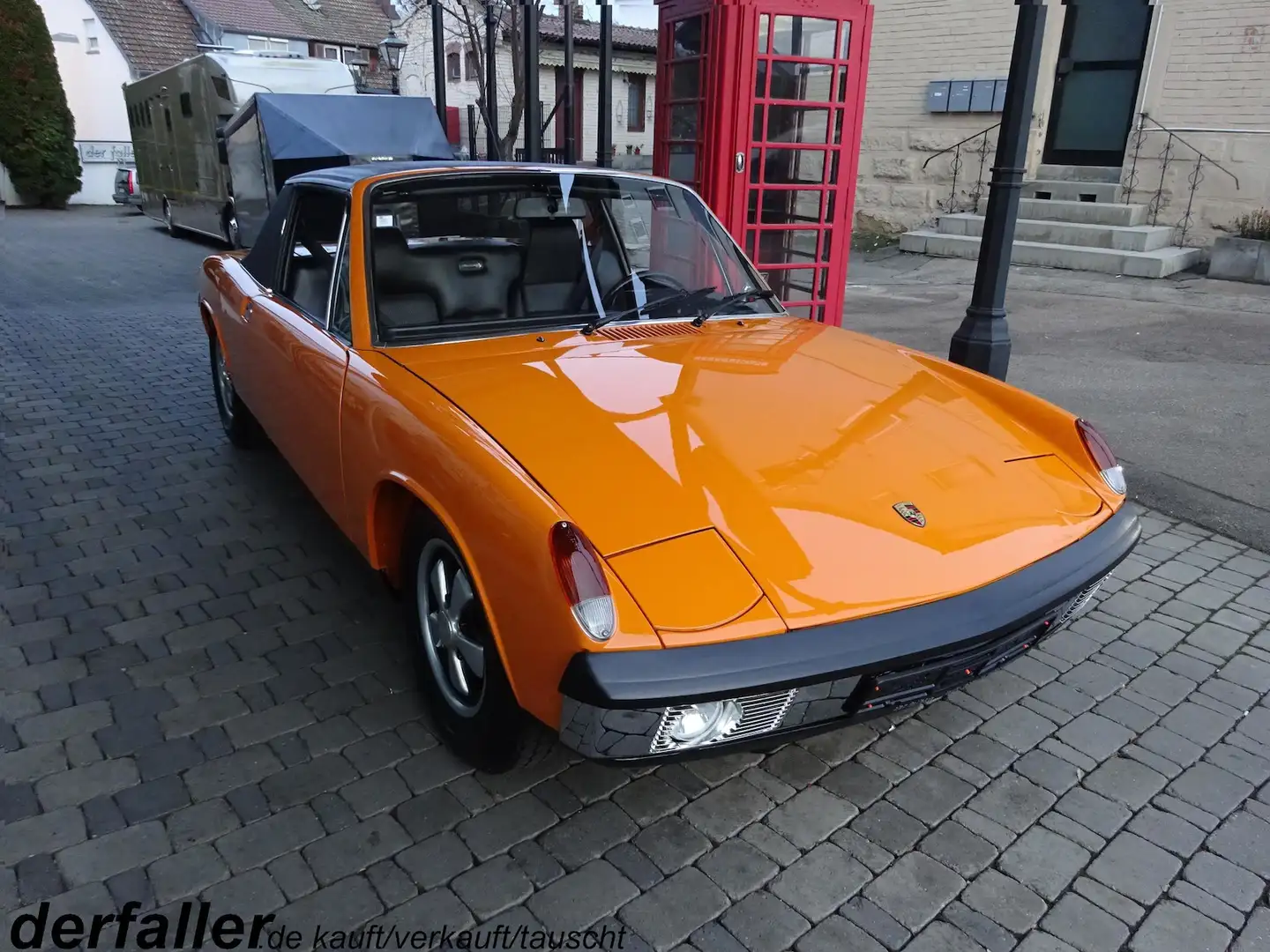 Porsche 914 /6 Neuaufbau 5.000 km seit der Restauration Orange - 1